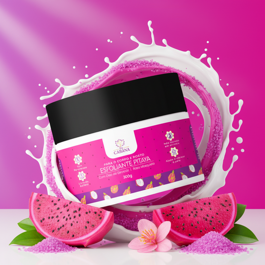 Esfoliante Corporal e Facial Fio Cabana 300g –  Pitaya - Nutrição