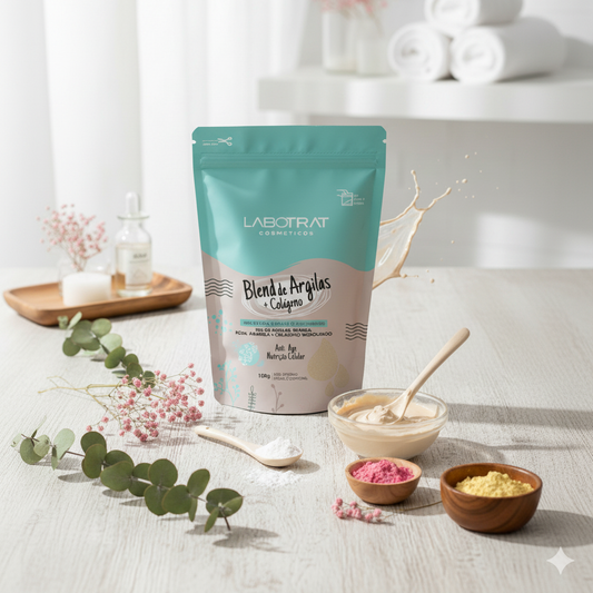 Argila Blend + Colageno Facial e Corporal Labotrat 100g