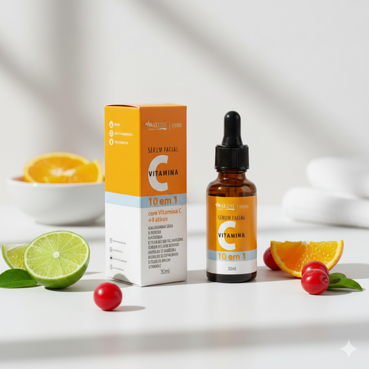 Sérum Facial Vitamina C - 10 em 1 Max Love