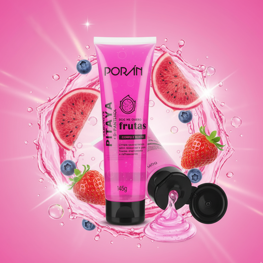 Sabonete Líquido Corporal e Facial Pitaya - Porán
