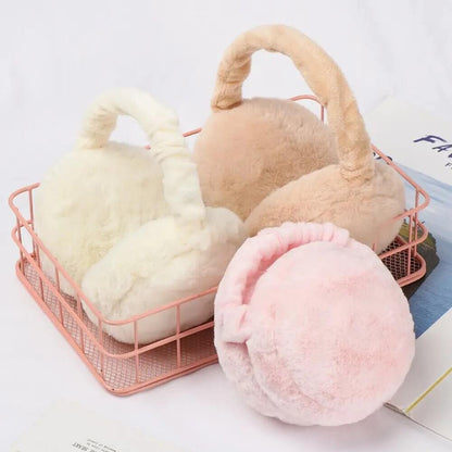 Fashion Earmuffs Ear Warmer Plush - Autumn & Winter
