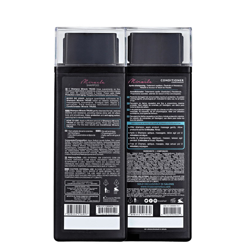 Truss Kit Shampoo E Condicionador Miracle