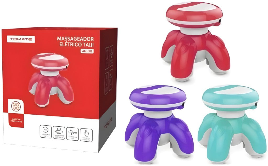 Mini Massageador Elétrico Taiji - Relaxante Portátil
